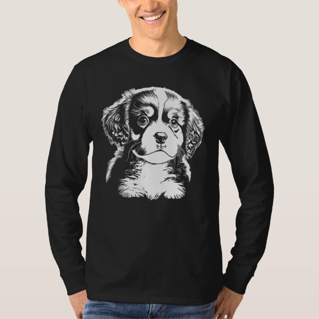 Camiseta Cute Puppy Illustration (Frente)