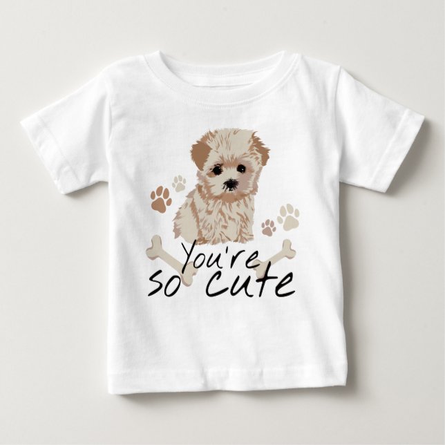 Camiseta Cute puppy. Perrito cute (Frente)