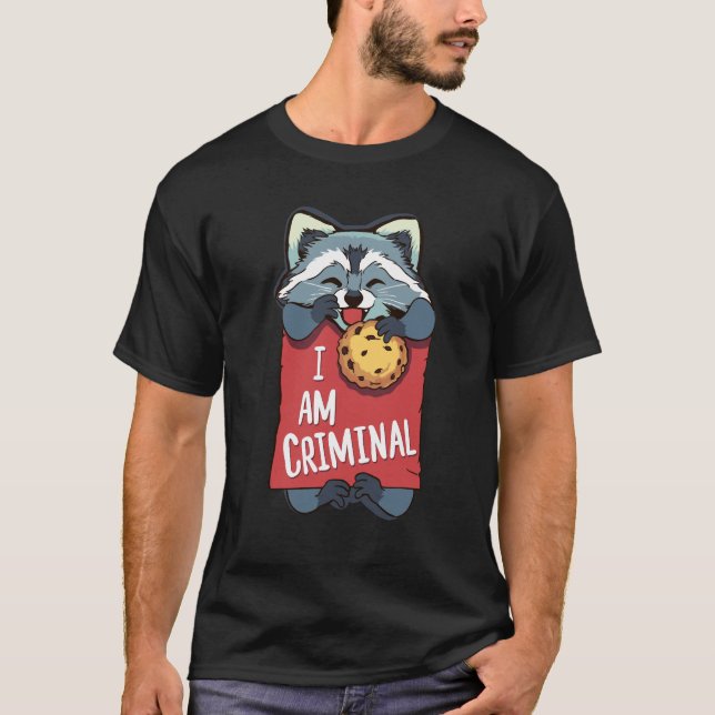 Camiseta Cute Raccoon (Frente)