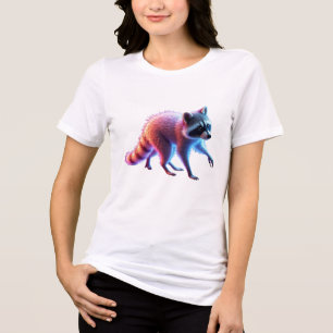 Camiseta Cute Raccoon Art