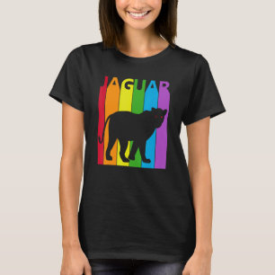 Camiseta Cute Rainbow Jaguar Animal