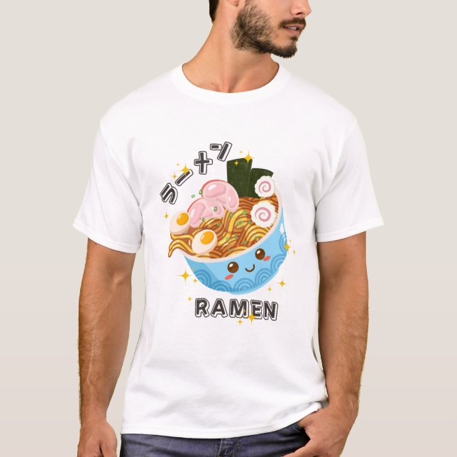 Camiseta Cute Ramen - Comida Japonesa (Frente)
