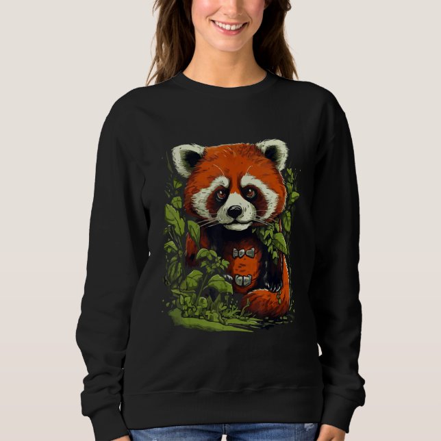 Camiseta Cute Red Panda Lover Nature Graphic Animal Conserv (Frente)