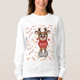 Camiseta Cute Reindeer Xmas