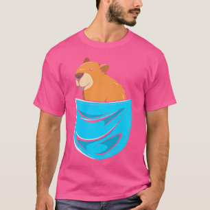 Camiseta Cute Rodent Pocket Capybara
