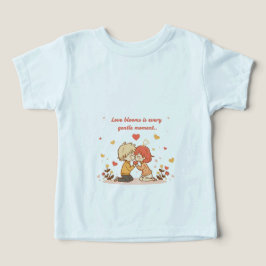 Camiseta Cute Romantic Anime Couple - Love Moment