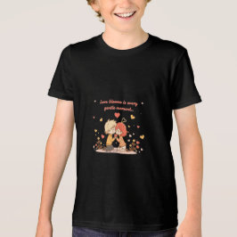 Camiseta Cute Romantic Anime Couple - Love Moment