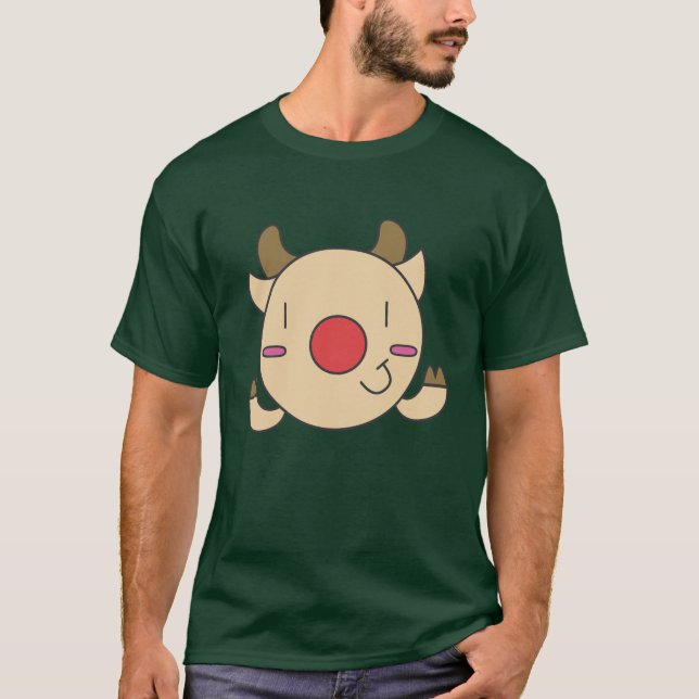 Camiseta Cute Rudolph (Frente)