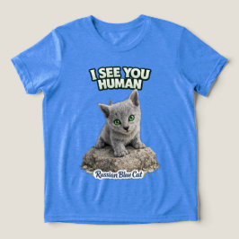 Camiseta Cute Russian Blue Kitten – Funny Quote