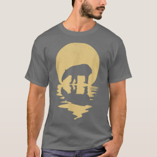 Camiseta Cute saddle cloth tapir biologist tropical forests