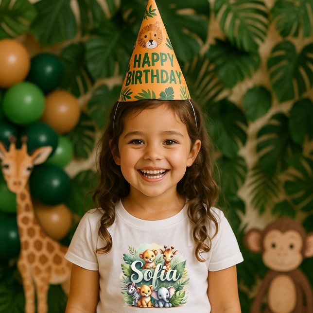 Camiseta Cute Safari Animais Sofia Tee (Criador carregado)