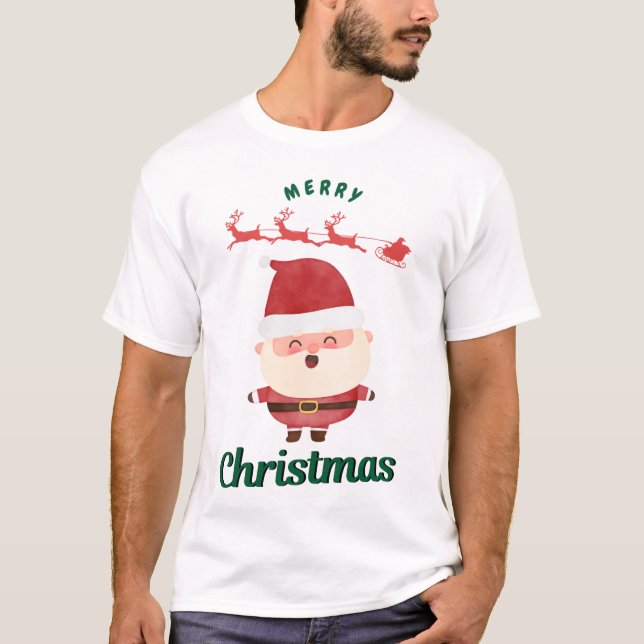 Camiseta Cute Santa (Frente)