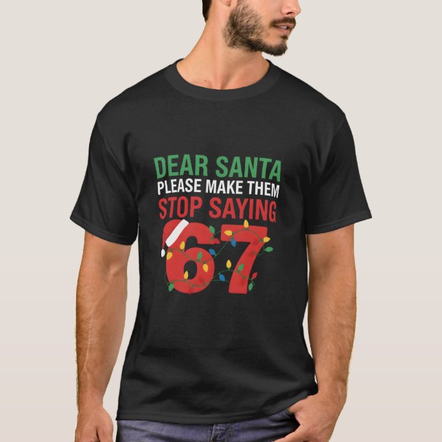 Camiseta Cute Santa Christmas Quote Festive Winter Family (Frente)
