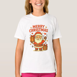 Camiseta  Cute Santa Claus Christmas Art –  Merry Christmas