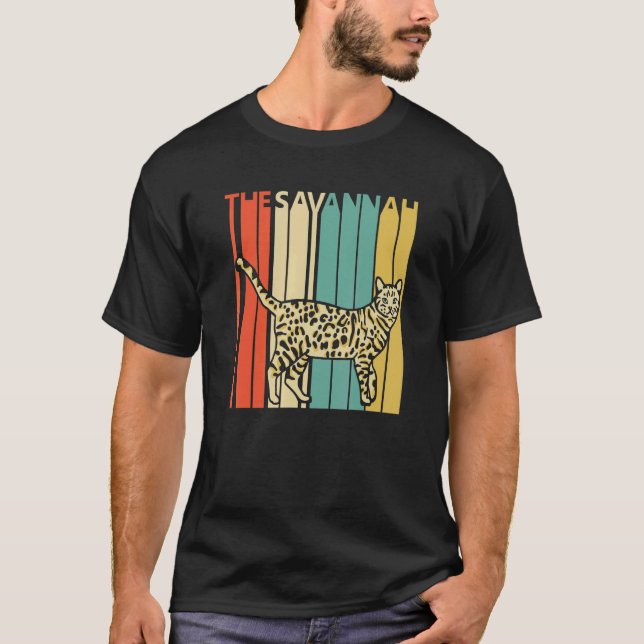 Camiseta Cute Savannah Cat (Frente)