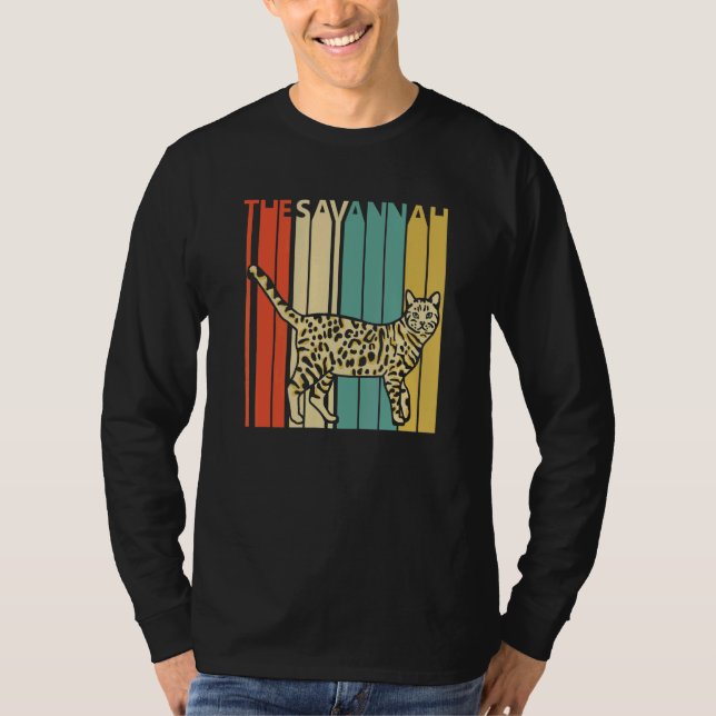 Camiseta Cute Savannah Cat (Frente)