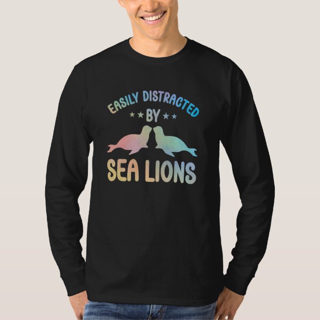 Camiseta Cute Sea Lion Apparel for Women and Girls Sea lion (Frente)