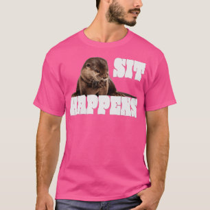 Camiseta Cute sea otter retro vintage otter otter motif  - 