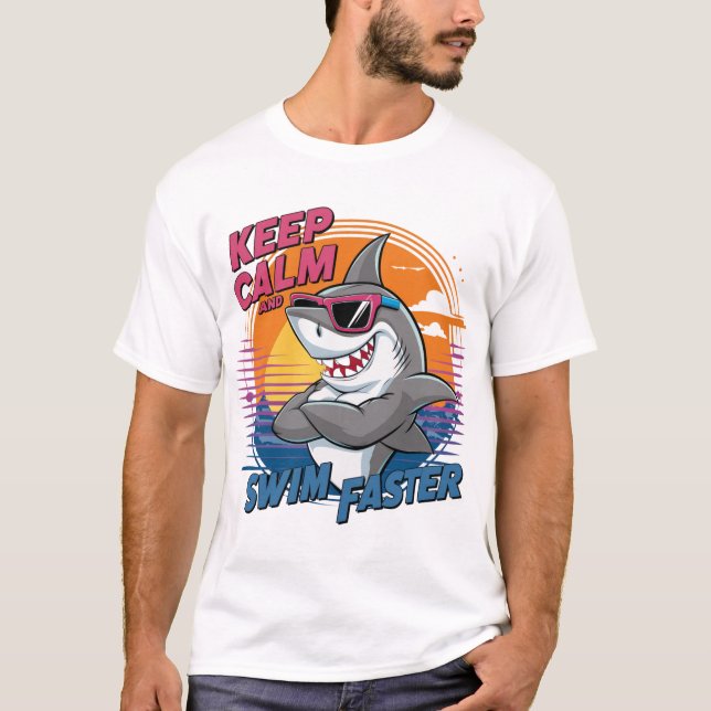 Camiseta cute shark (Frente)