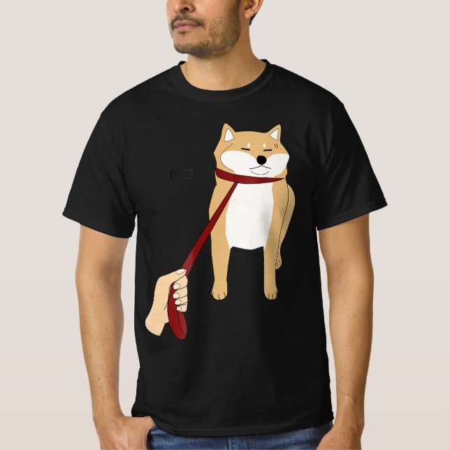 Camiseta Cute Shiba Inu Nope - Doge Meme (Frente)