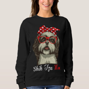 Camiseta Cute Shih Tzu Mãe Para Mulheres Homens Shih Tzu Do