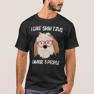 Camiseta Cute Shih Tzu Para Homens Brinquedos Raça