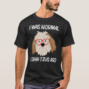 Camiseta Cute Shih Tzu Para Homens Brinquedos Raça