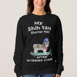 Camiseta Cute "shih Tzu Short Hair Para Mães E Pais De