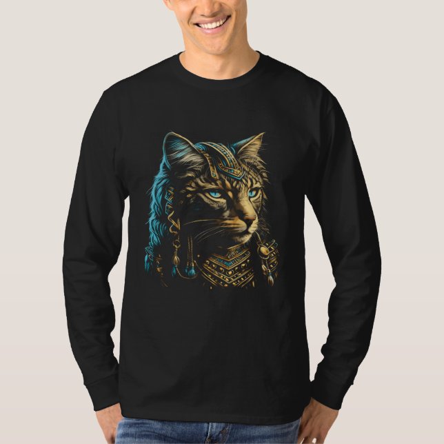 Camiseta Cute Siberian Cat  Egyptian Pharaoh Siberian Cat O (Frente)
