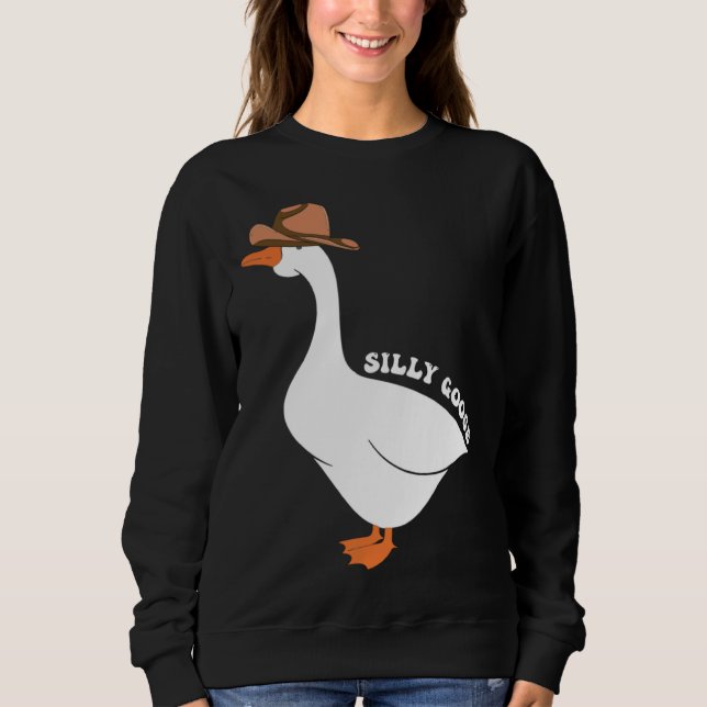 Camiseta Cute Silly Goose Ugly Xmas  Goose Trendy Clothing (Frente)