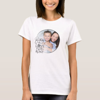 Camiseta Cute Simple Gifts For Aunts | Custom Aunt Birthday