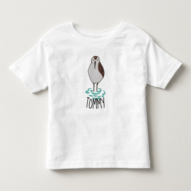 Camiseta Cute Sleepy Sandpiper (Frente)