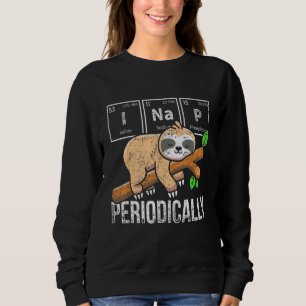 Camiseta Cute Sloth Animal Periódico Science Chemist C