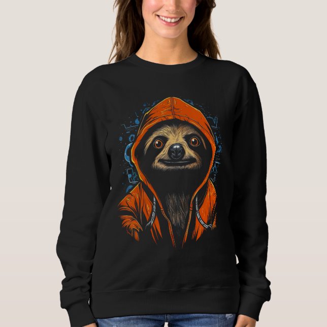 Camiseta Cute Sloth Illustration (Frente)