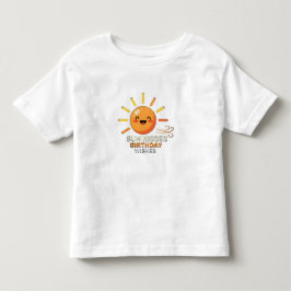 Camiseta Cute Smiling Sun Birthday Wishes Toddler Fine Jers
