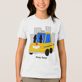 Camiseta Cute Smiling Taxi Cartoon – Funny City Car Charact