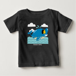 Camiseta Cute Smiling Whale Cartoon – Kawaii Ocean Sea Life