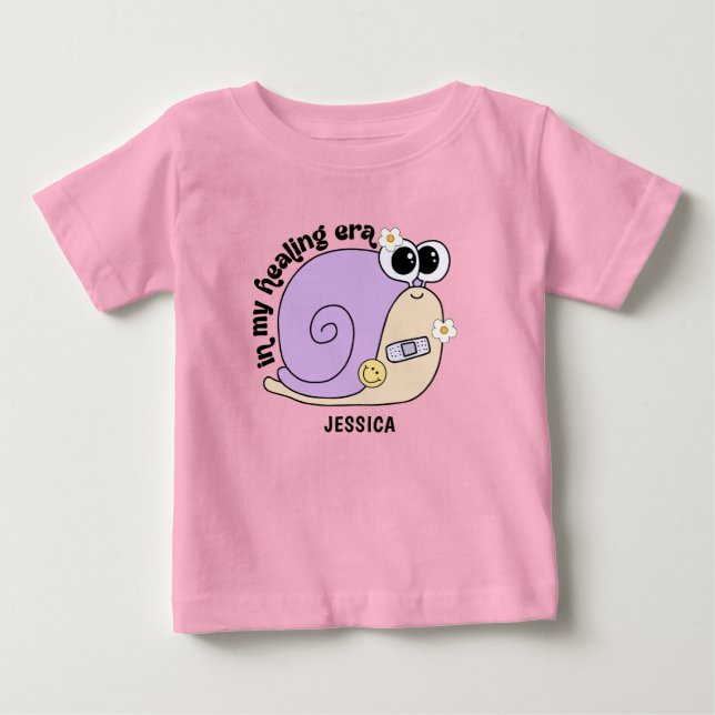 Camiseta Cute Snail | Na Minha Época De Curar (Frente)