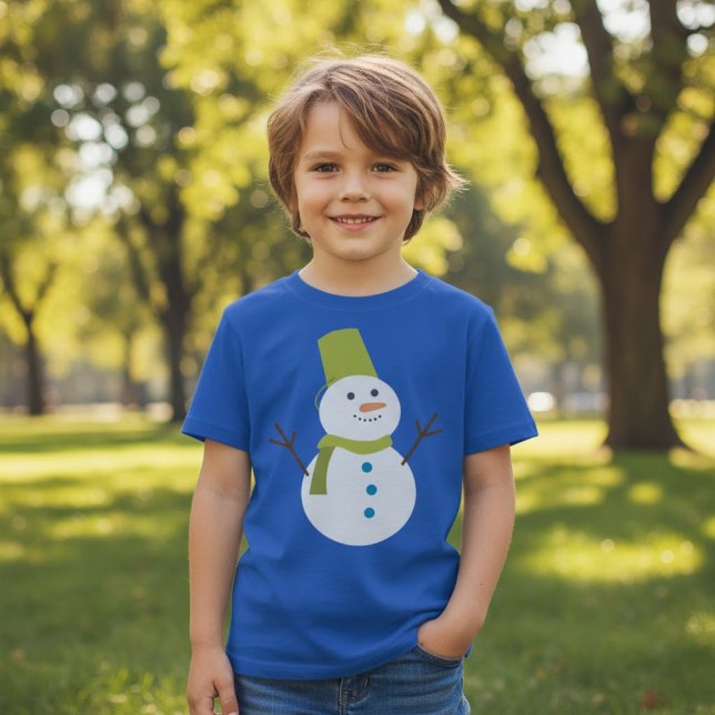 Camiseta Cute Snowman (Criador carregado)