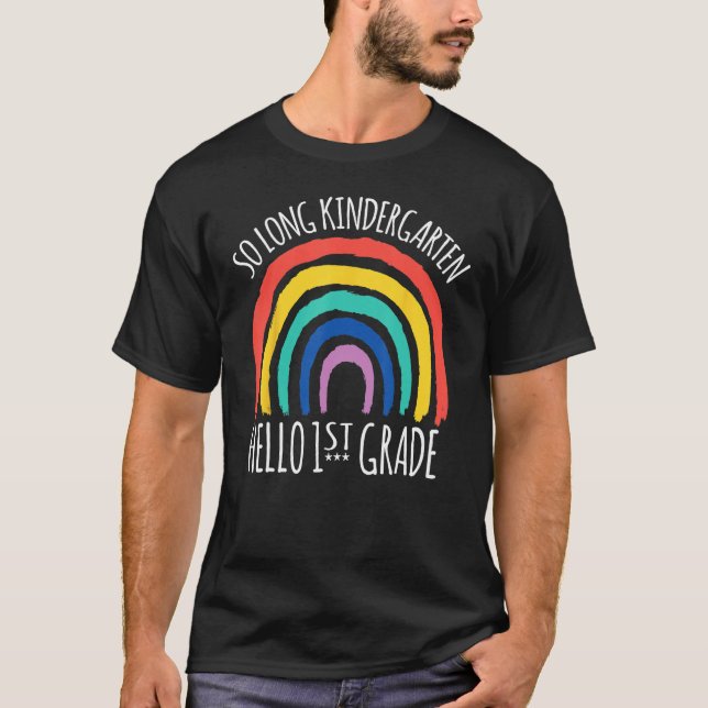 Camiseta Cute SO LONG KINDERGARTEN HELLO SUMMER Teacher Stu (Frente)