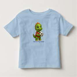 Camiseta Cute Soccer Dino Shirt for Kids
