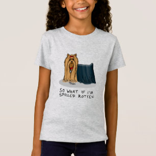 Camiseta Cute Spoilado Rotten Yorkshire Terrier (Yorkie)