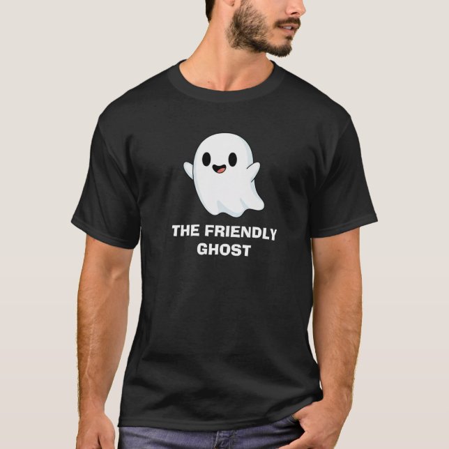 Camiseta cute spooky ghost design  (Frente)