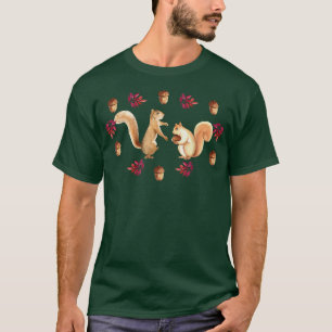 Camiseta Cute Squirrel Lover Autumn Nut