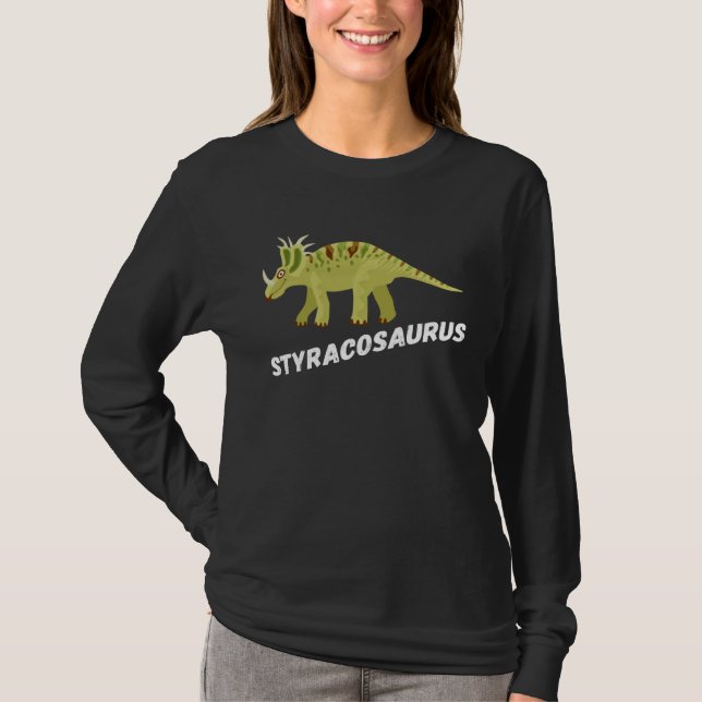 Camiseta Cute Styracosaurus Dinosaur (Frente)
