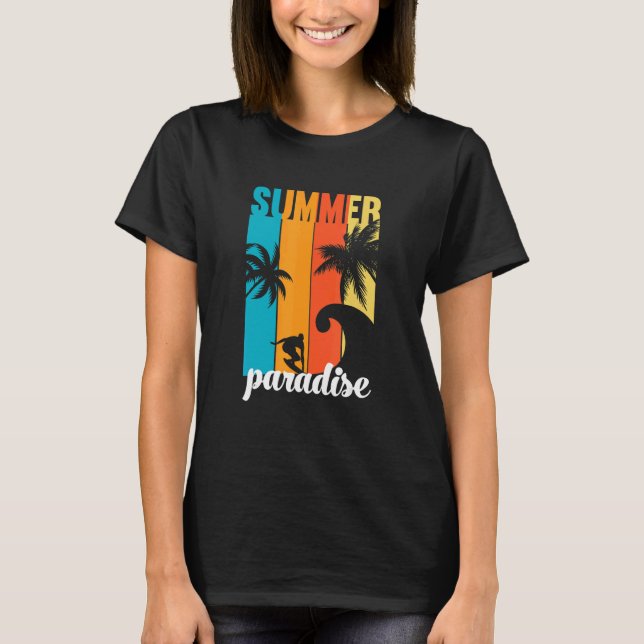 Camiseta Cute Summer  Summer Paradise Summer (Frente)