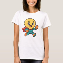 Camiseta Cute Superhero Cartoon