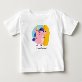 Camiseta Cute Surfing Unicorn – Kawaii Praia de Verão