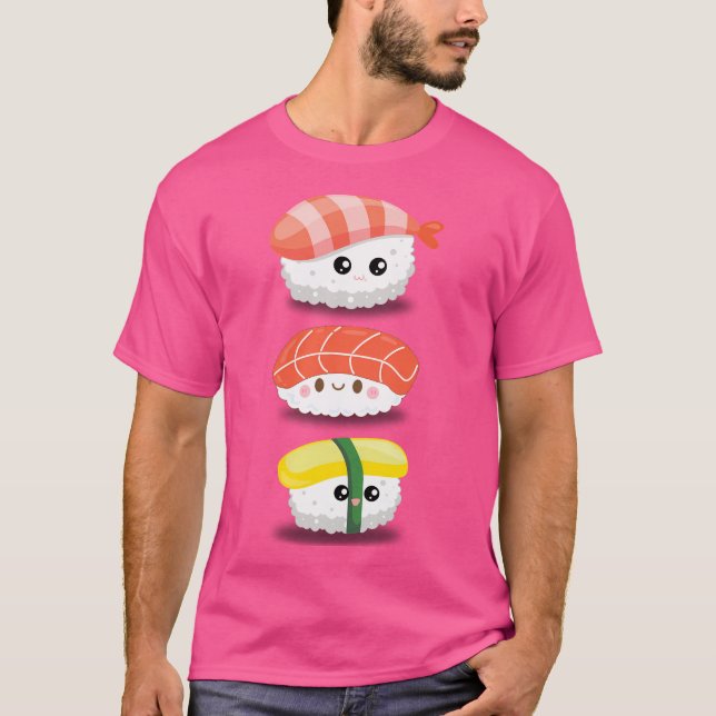 Camiseta Cute Sushi (Frente)