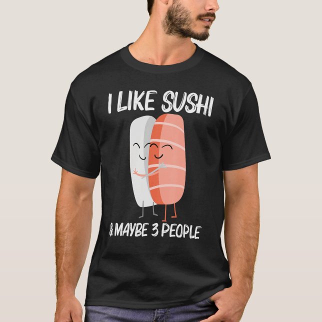 Camiseta Cute Sushi For Men Women Japanese Cuisine Food  1 (Frente)